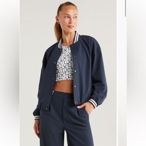 Zella x Recess volley varsity jacket